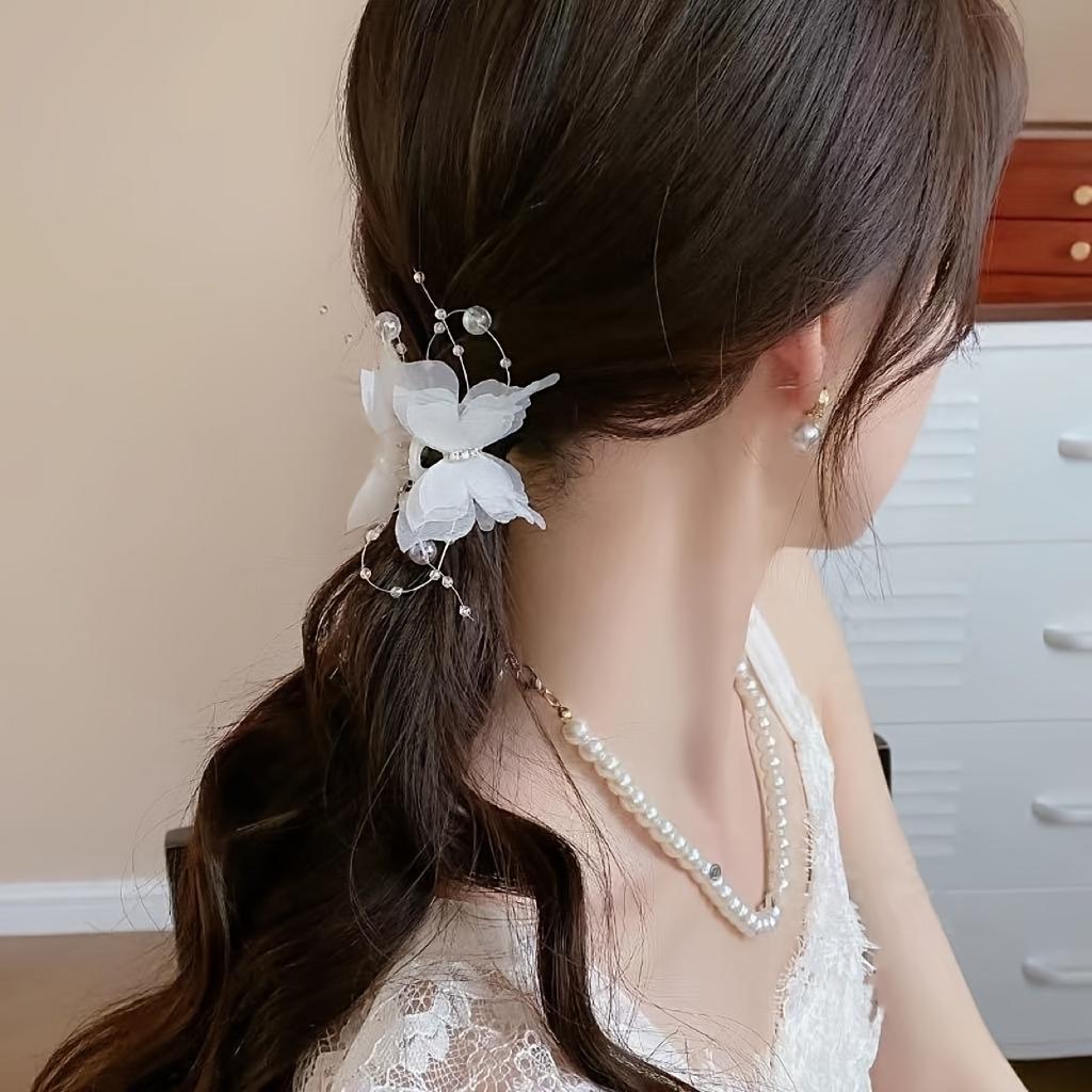 1PC Elegant Butterfly Hairpin Matching, Shark Clip Suitable for Ladies - High-end Sweet Hairpin