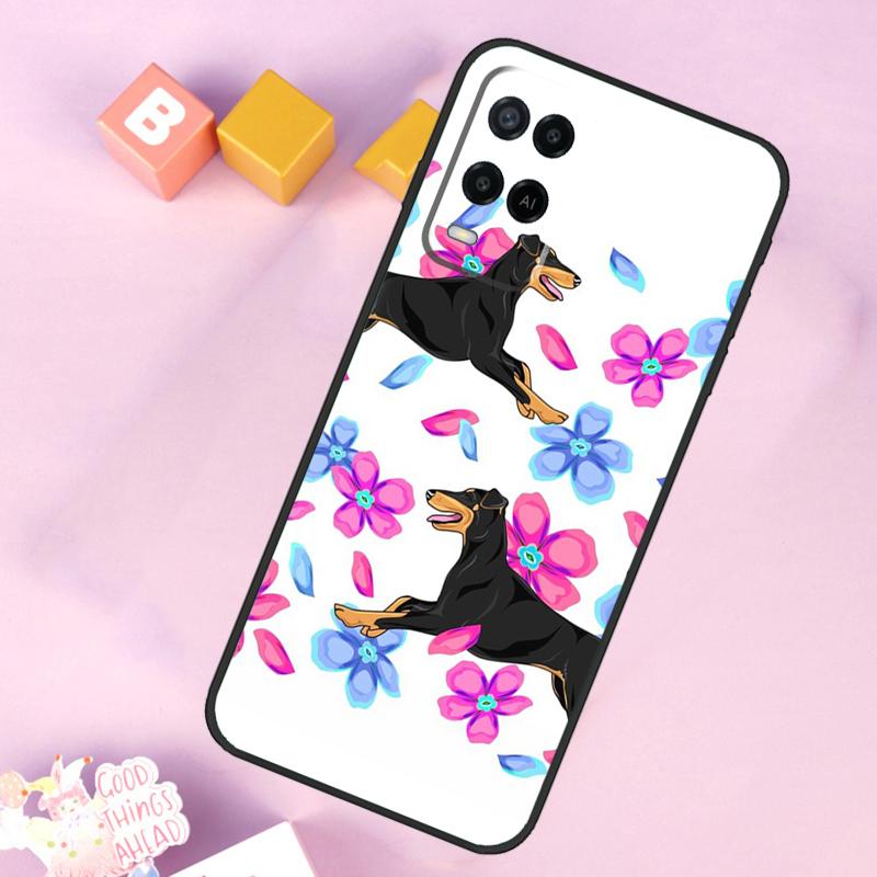 

Doberman Pinscher Dog Case For Oppo A6 A5 Pro A15 A16 A76 A96 A17 A57 A98 A58 A78 A18 A38 A54 A74 A94 A40 A60 A80 OPPO A91
