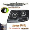 Compatible with Foton Auman 17 GTL Laser Cannon Headlights, Easy Install, High Brightness