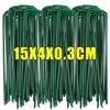 10/50 pièces Crampons Paysagers Crampons en U pour Gazon Piquets de Jardin Piquets Robustes pour Cour Pelouse Tente Clous de Sol Crampons de Fixation pour Tente