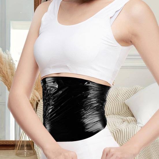 1 Roll 60/100M Black Osmotic Body Wrap Workout Sweat Enhancer Sauna Exercise Fat Burning Stomach Abdomen Belly Wrap Body Slimming Film