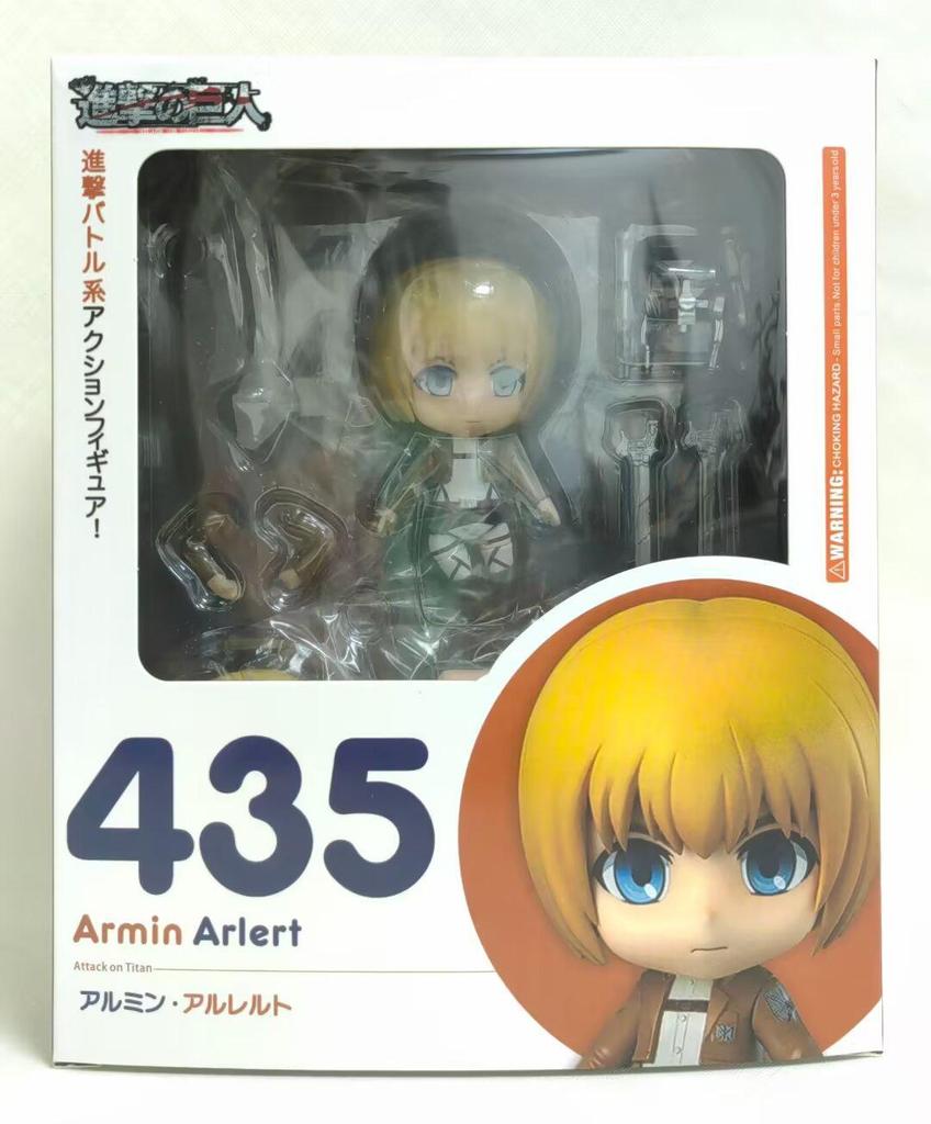 Chibi Nendoroid Attack On Titan: Eren, Hanji, and Mikasa Figures (Final Season)