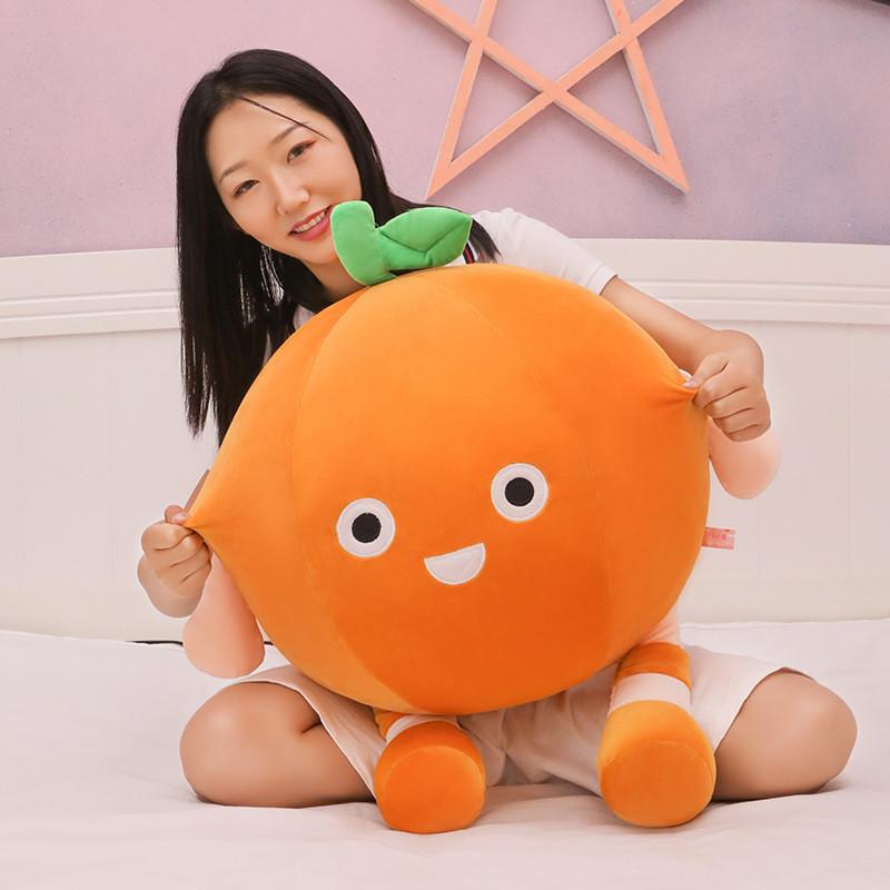 Simulation Plush Orange Toy Creative Fruit Girls Children Birthday Gift Holiday