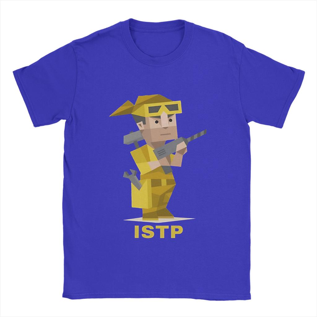 ISTP MBTI Men T Shirts Novelty Tee Shirt Short Sleeve O Neck T-Shirt 100% Cotton Printing Clothing