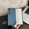 Luxury Carbon Fiber Leather Magsafe Phone Case for Samsung Galaxy Z Fold 7 6 5 4 3 Protect Magnetic Wireless Charging Back Cover