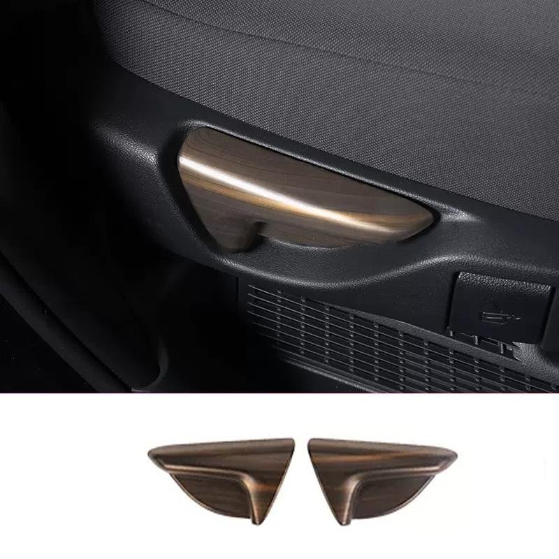 For Toyota Highlander    Car Interior Peach Wood Decoration trument Console Gear Water Cup Cover Air Vent Trims