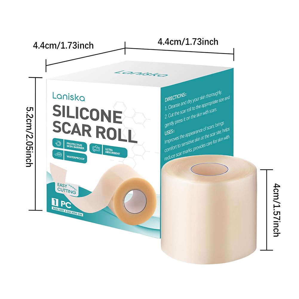 150cm Silicone Scar Sheets Waterproof Breathable Body Scar Removal Patch Fast Healing Wound Dressing Strips Beauty Supplies