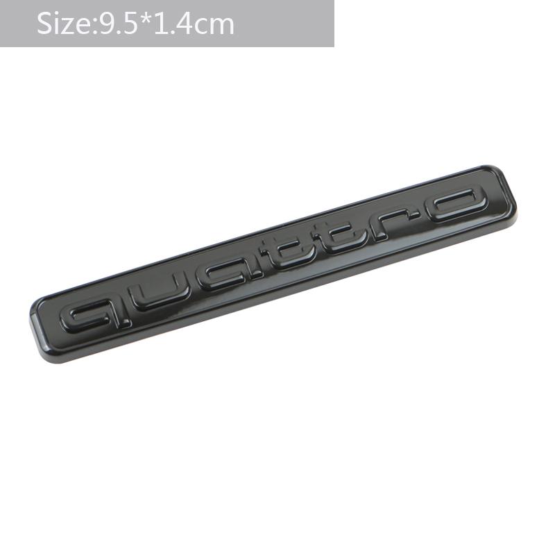 2026 Car Styling Logo Metal Sticker Body Trunk Decal For Audi Quattro A3 A4 A6 A5 Q5 A1 Q7 Q3 TT S1 RS3 RS4 S3 S4 RS5 RS6 RS7 S5 S6