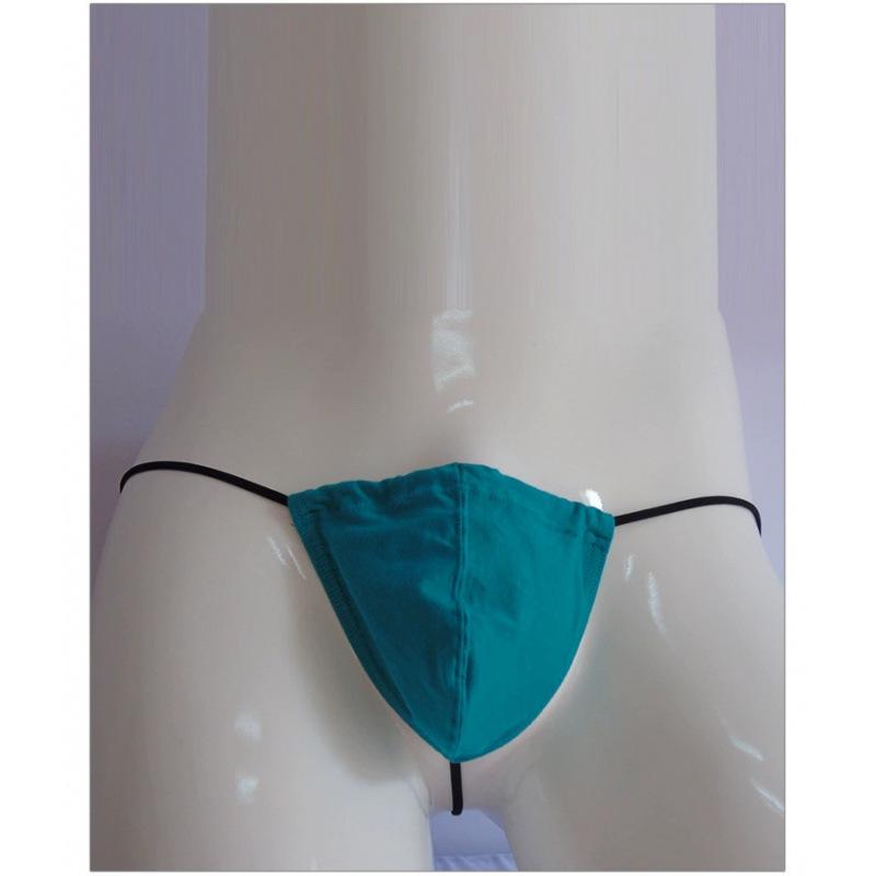 U-Convex Cotton Men's Low-Rise Single-Button Thong - Stylish Choice for Men