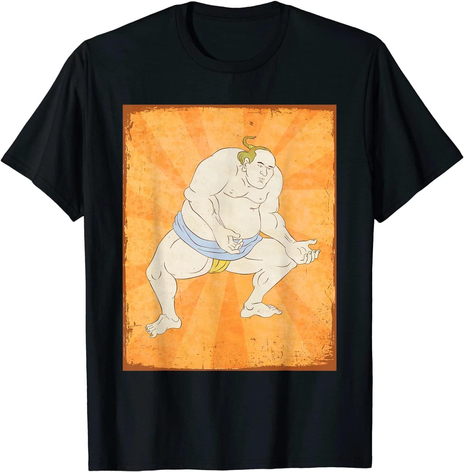 Retro Sumo T-Shirt - Vintage Sumo Wrestling Great Gift T-Shirt S-3XL M