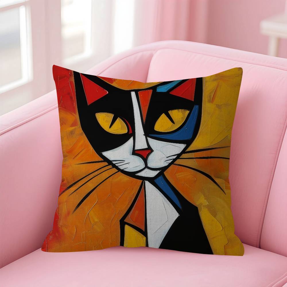 Abstract Picasso Art Classic   Cushion Cover Car Throw Pillow Case For Sofa Car Christmas Gift