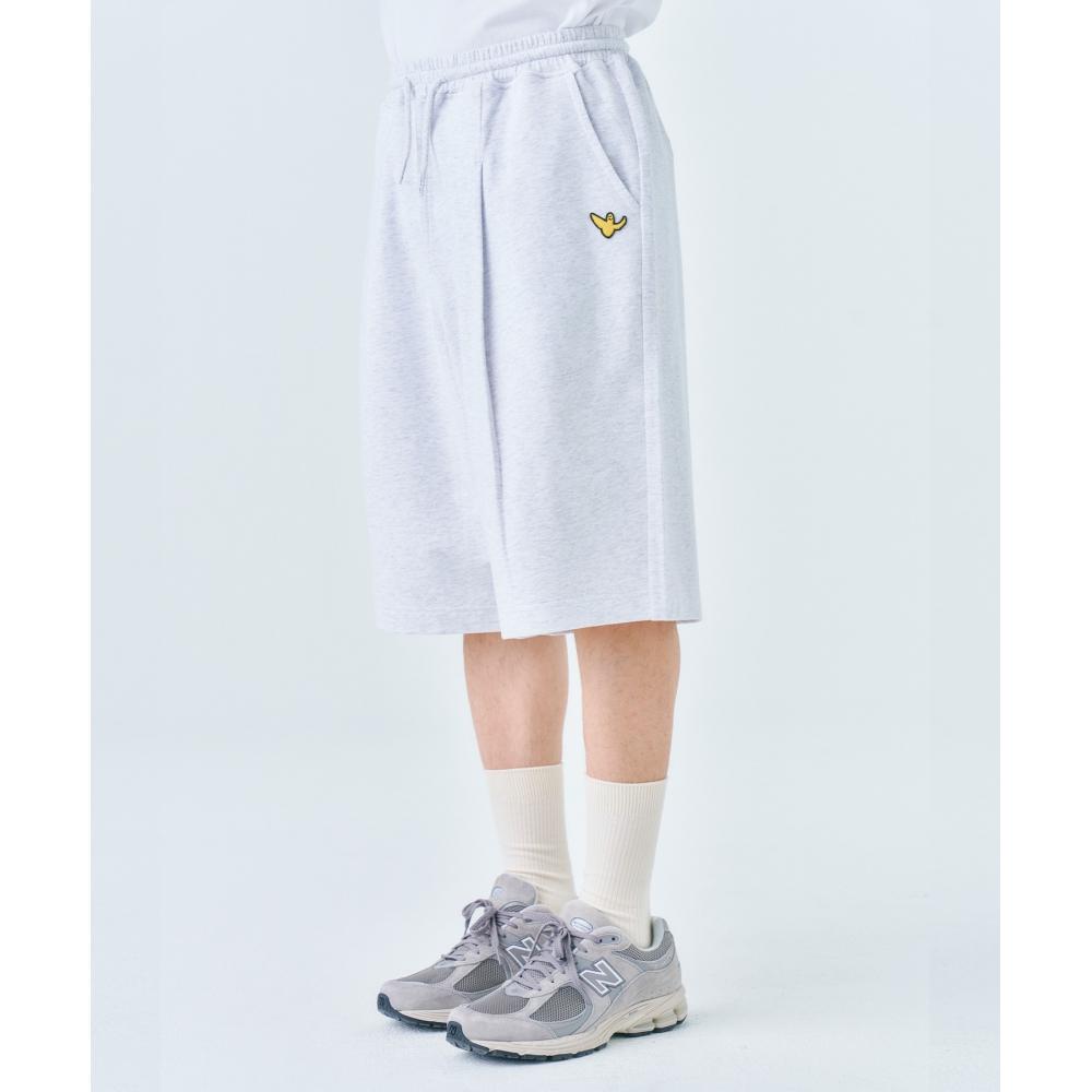 

WHATITISNT Толстовки Angel OneTuck Sweat Bermuda Short Pants Светло-серый