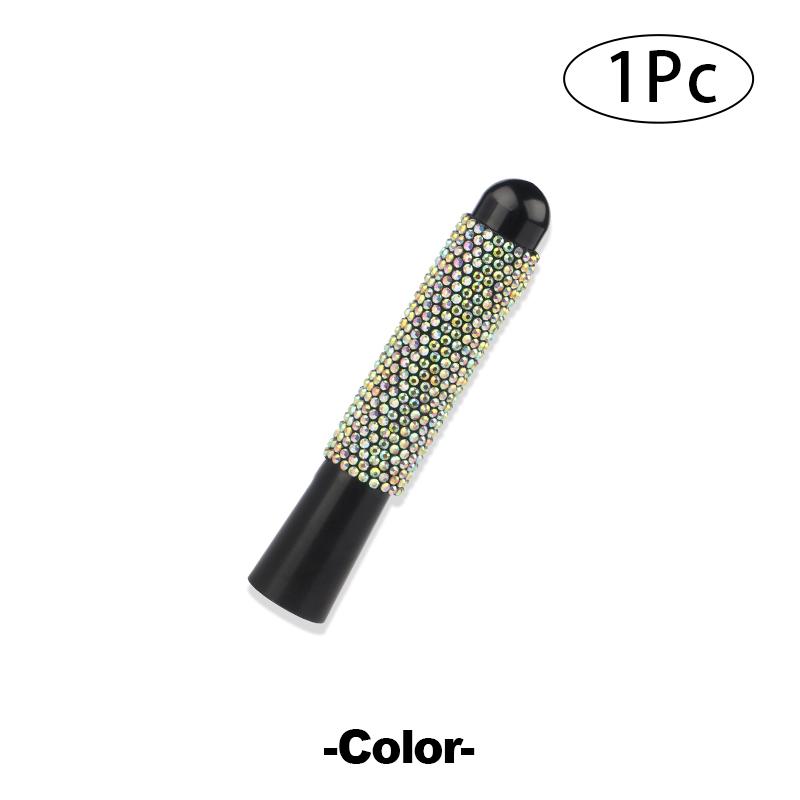 Universal 8cm/3.14in Car Antenna Crystal Diamond Auto Retrofit Decors Contains 4 Screws 2 Gaskets Bling Car Accessories