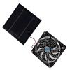 20W Solar Powered Exhaust Fan Powerful 12cm Fan Portable Solar Panel Fan Kit for RV Greenhouse Pet House