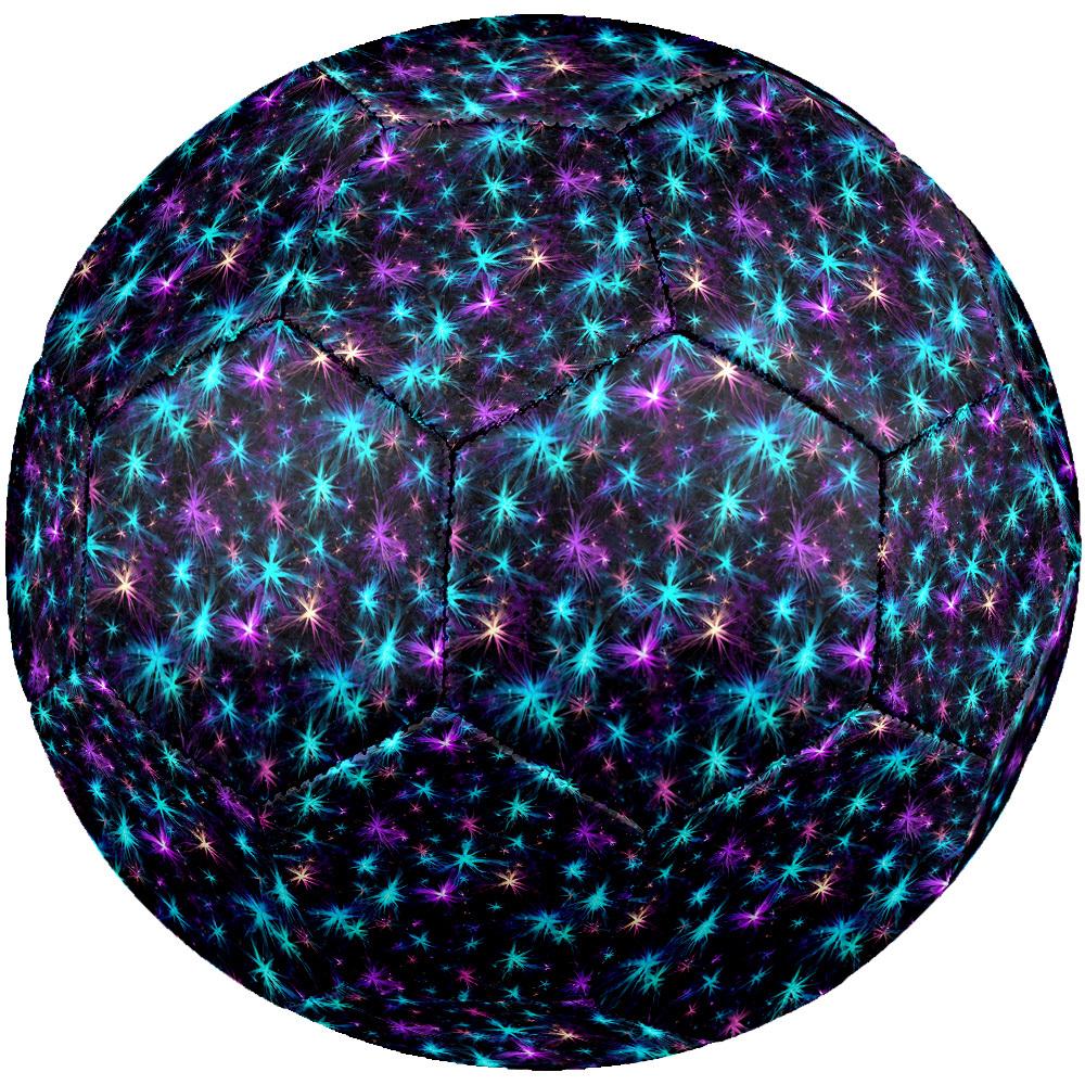 1pc Cosmic Sparkle Size 5 Soccer Ball Professional Match Training Football Indoor &Outdoor Sports Ball Lightweight Durable m6510