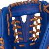 ZETT Youth Softball Ground Royal Blue x Oak Size L heights BJG762650 Glove, Hero, All-Around, Right-Handed Throw, Brown, (For 140-155cm),