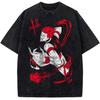 Hunter X Hunter Hisoka Printed Tee Men Women Washed Cotton T-shirts Manga Vintage T Shirt Harajuku Male High Quality Tshirt