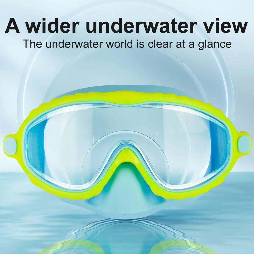 Waterproof Kids Diving Eyewear Anti-fog Kids Water Racing Glasses  Swimming Beginner