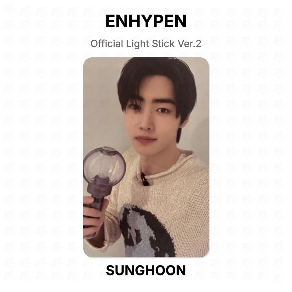 ENHYPEN Oficjalny Light Stick Wersja 2 Oficjalna Fotokarta