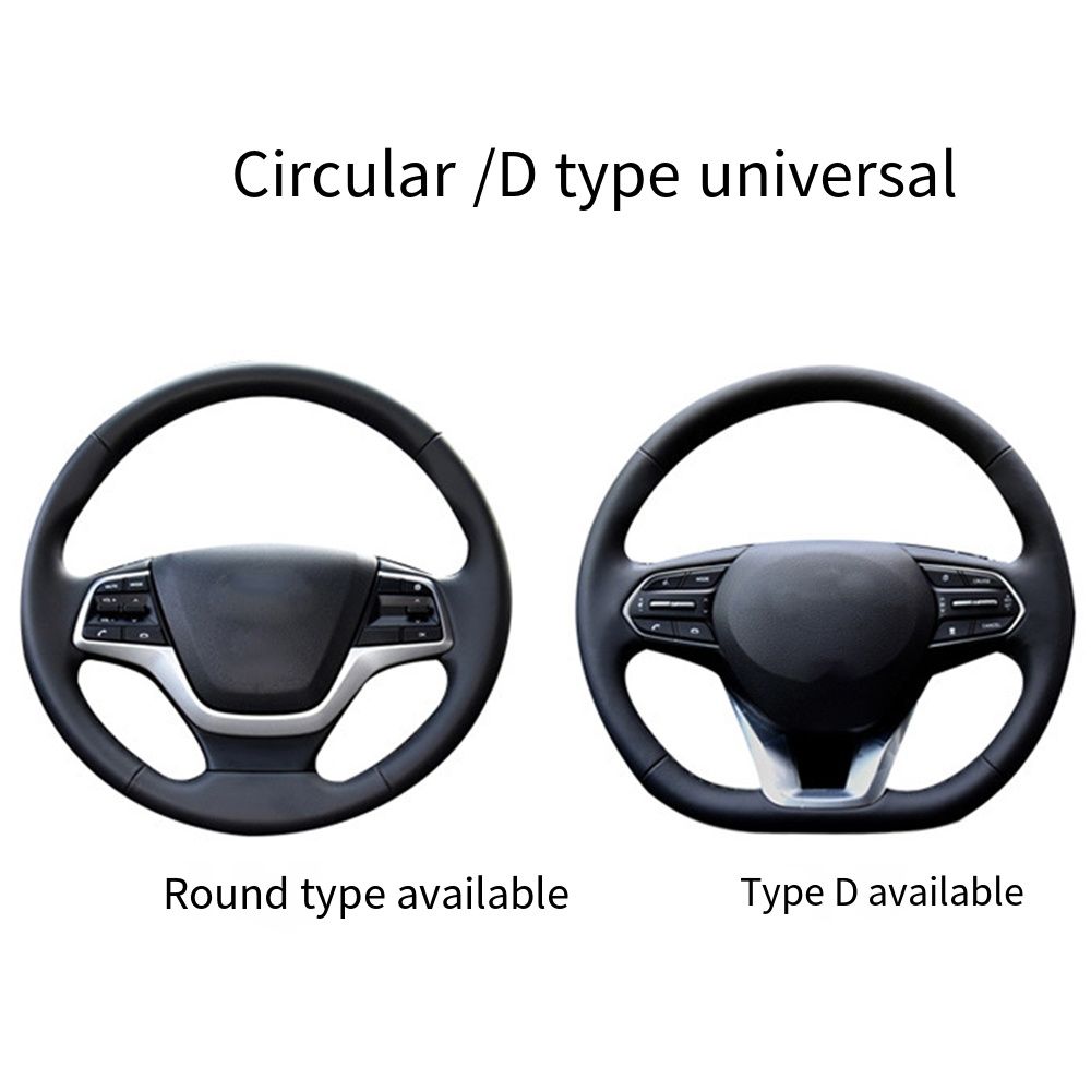 Breathable Steering Wheel Cover Warm&Cozy Winter Teering Wheel Cover  Auto Decoration