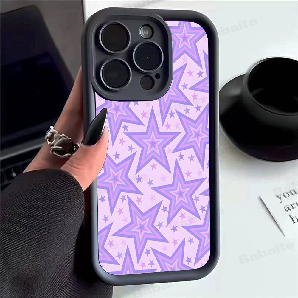 Phone Case Fashion Vintage Large Stars For Xiaomi Mi 15T 17 15 14 13 12 14T Lite Poco M7 F7 M6 X7 X6 F4 F5 Pro Ultra Back Cover