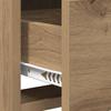 TV Stand 71.5 x 33 x 47 cm Artisan Oak Wood Based Material