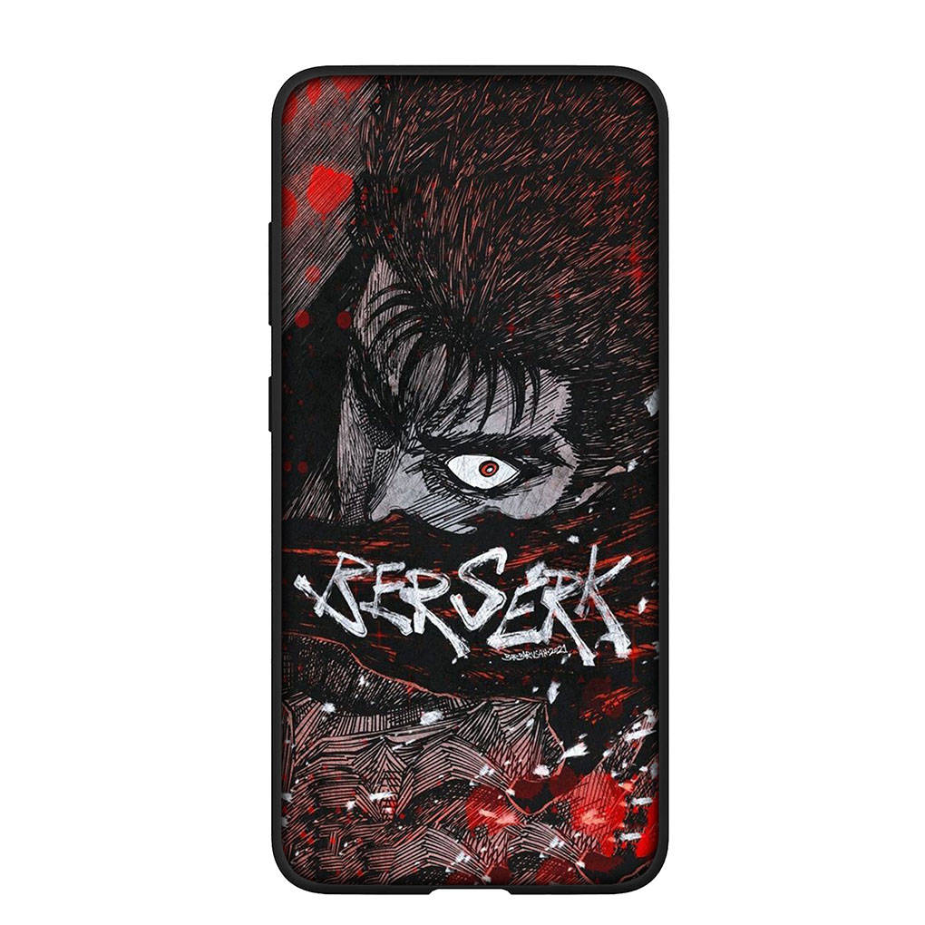 Husă Telefon pentru Samsung Galaxy S25 S24 S23 iPhone 16 15 Xiaomi Redmi Note 14 13 12 16E X 11 Pro Max OPPO Moto G85 Huawei A15Berserk Guts Husă Desen Animat