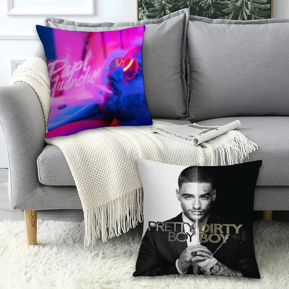 Classic Singer M-Maluma Muisc Pillow Case Office Cushions Suitable For Sofa Car Bedroom Decorative Cushion Cover