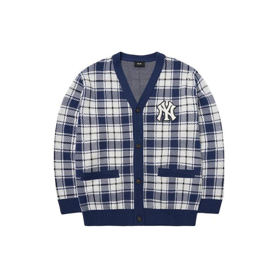 MLB New York Yankees Lockerer Freizeit-Windbreaker Strickpullover Unisex-Pullover 3AKC00121107-50NYL L blue