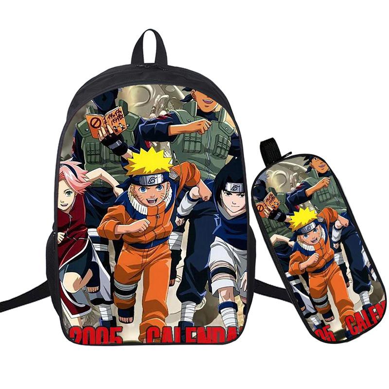 Riman 3D Digital Printing Backpack Two-piece Set Full-color Backpack Student Schoolbag