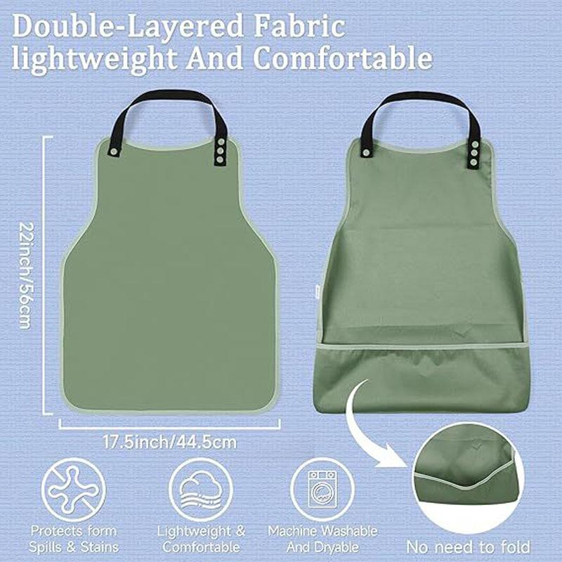 Waterproof Adult Bib, Mealtime Apron for Elderly