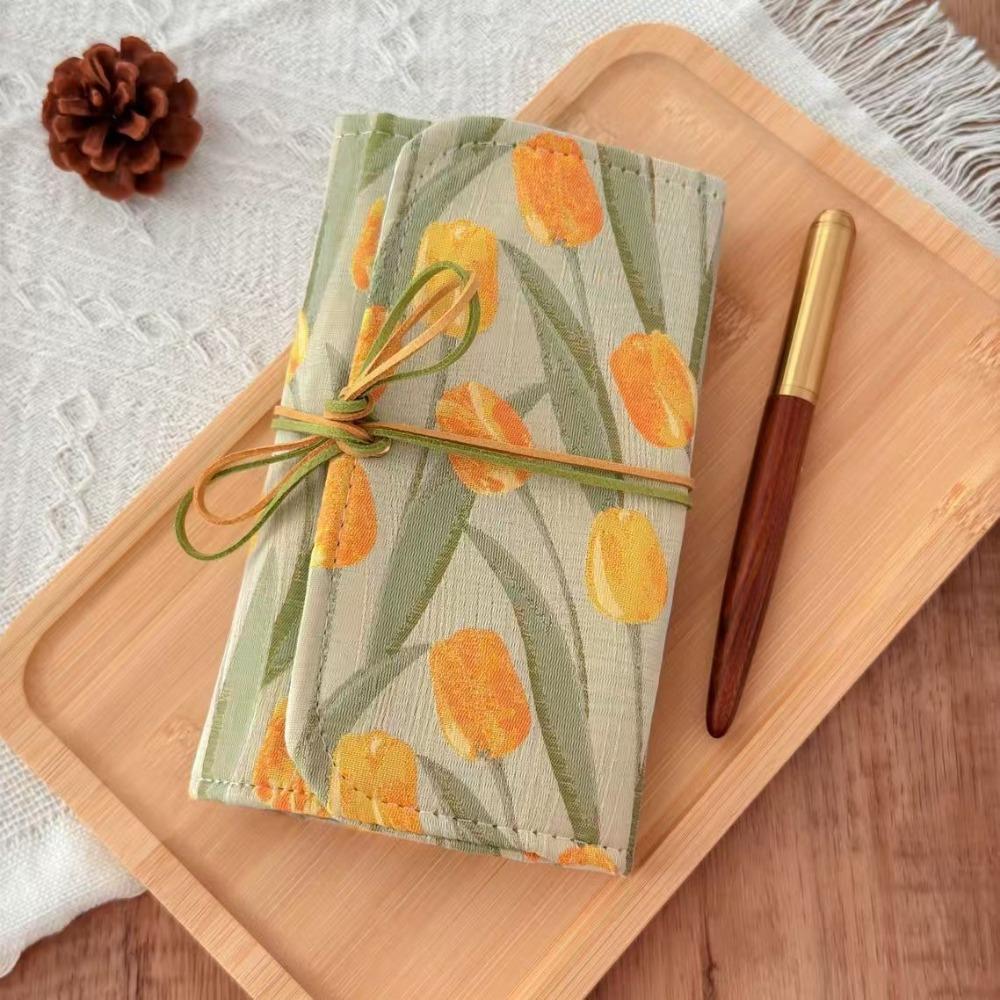 Chinese Style Scrapbook Binder Cloth Cover Loose-leaf Notebook Portable Binder Notepad  for Girls 8