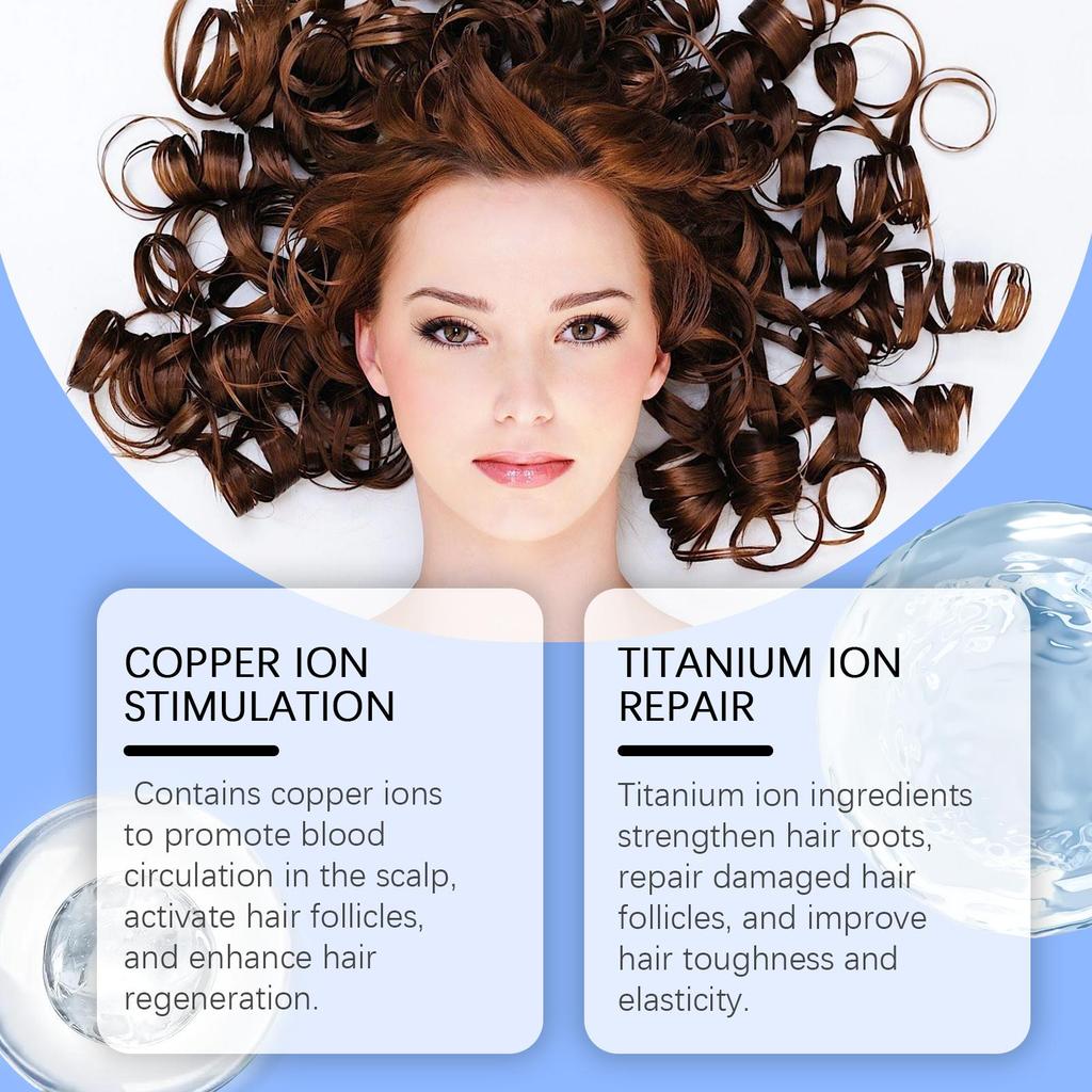 Hoegoa Copper Peptide Hair Serum Nutritive Nourishing Scalp Treatment Hair Root Repair Volume Strengthening Hair
