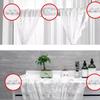 4pcs Nail-Free Adjustable Curtain Rod Holder Clamp Curtain Rod Brackets