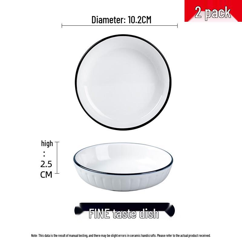 

Nordic Ceramic Dipping Sauce Dishes
