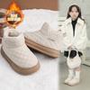Winter Children Snow Boots  Warm Plush Girls Boys Boots Comfortable Non Slip Ankle Boots  Outdoor Kids Cotton Shoes