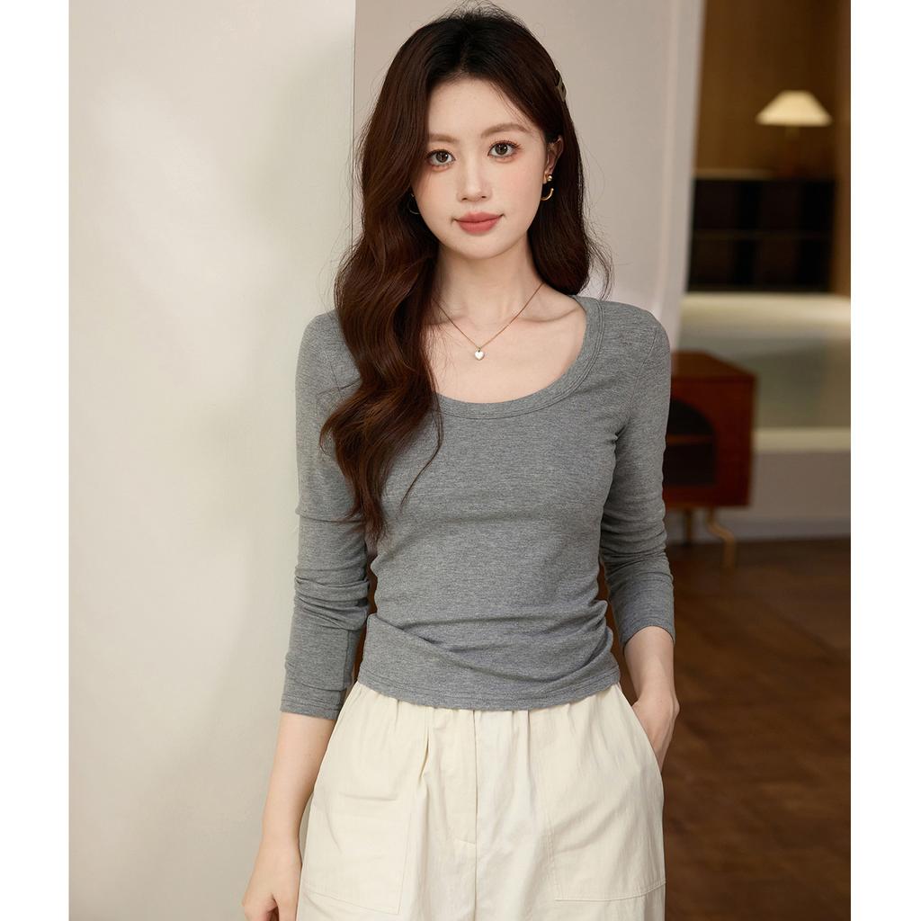 Skin Friendly Comfortable Modal Cotton Autumn New Long Sleeve T-shirt Women with A Base Shirt