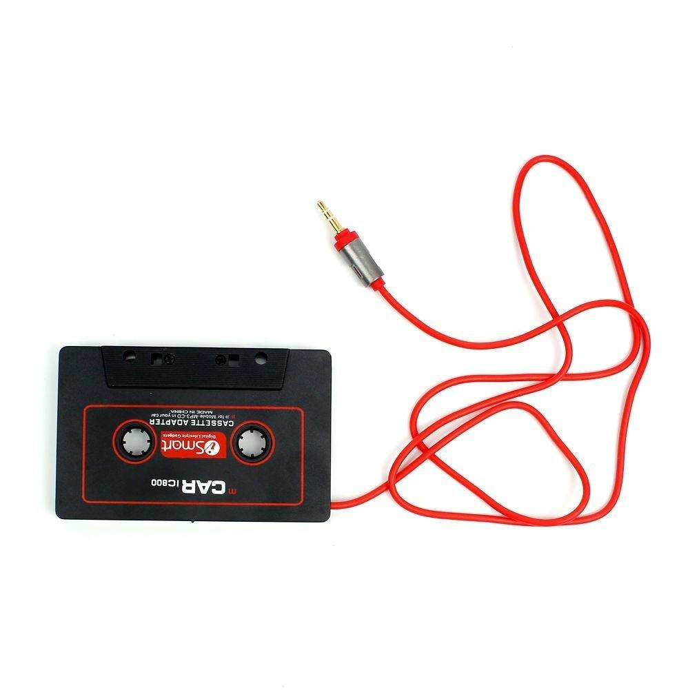 Car Cassette Tape 3.5mm Tape AUX Audio Adapter MP3 MP4 Player CD iPod iPhone New