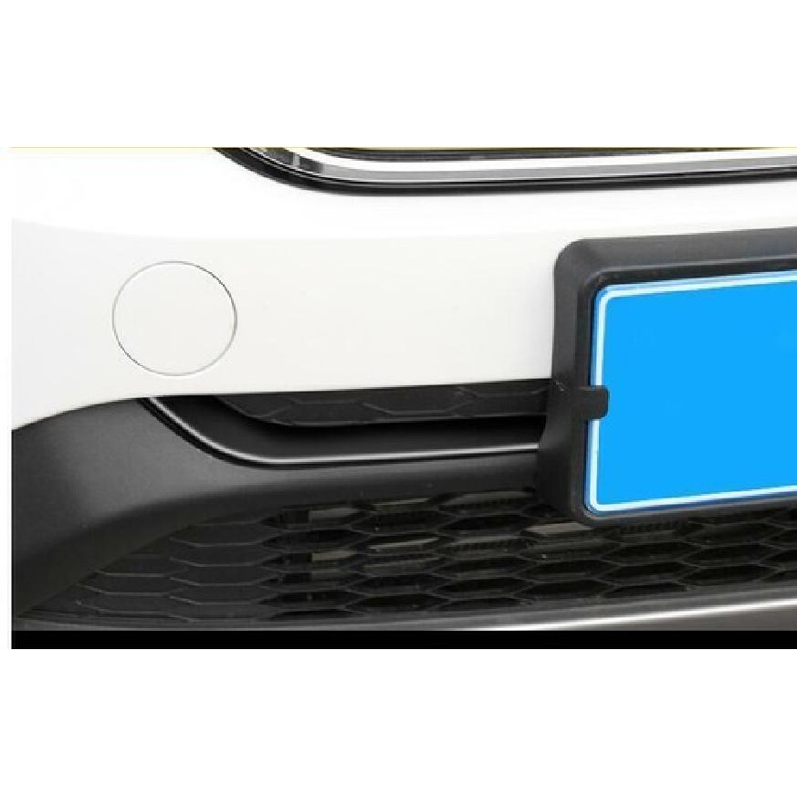 For Ford Edge 2015-2018 Black Titanium Front Bumper Protector Strip Cover Trim