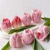 3D Tulip Silicone Candle Mold DIY Handmade Flower Aromath Soap Candles Casting Molds Plaster Resin Craft Gifts Making Supplies
