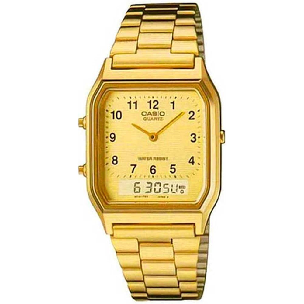 Casio Men E-Data-Bank Analog-Digital Casual Quartz Watch Overseas Shipment AQ-230GA-9B
