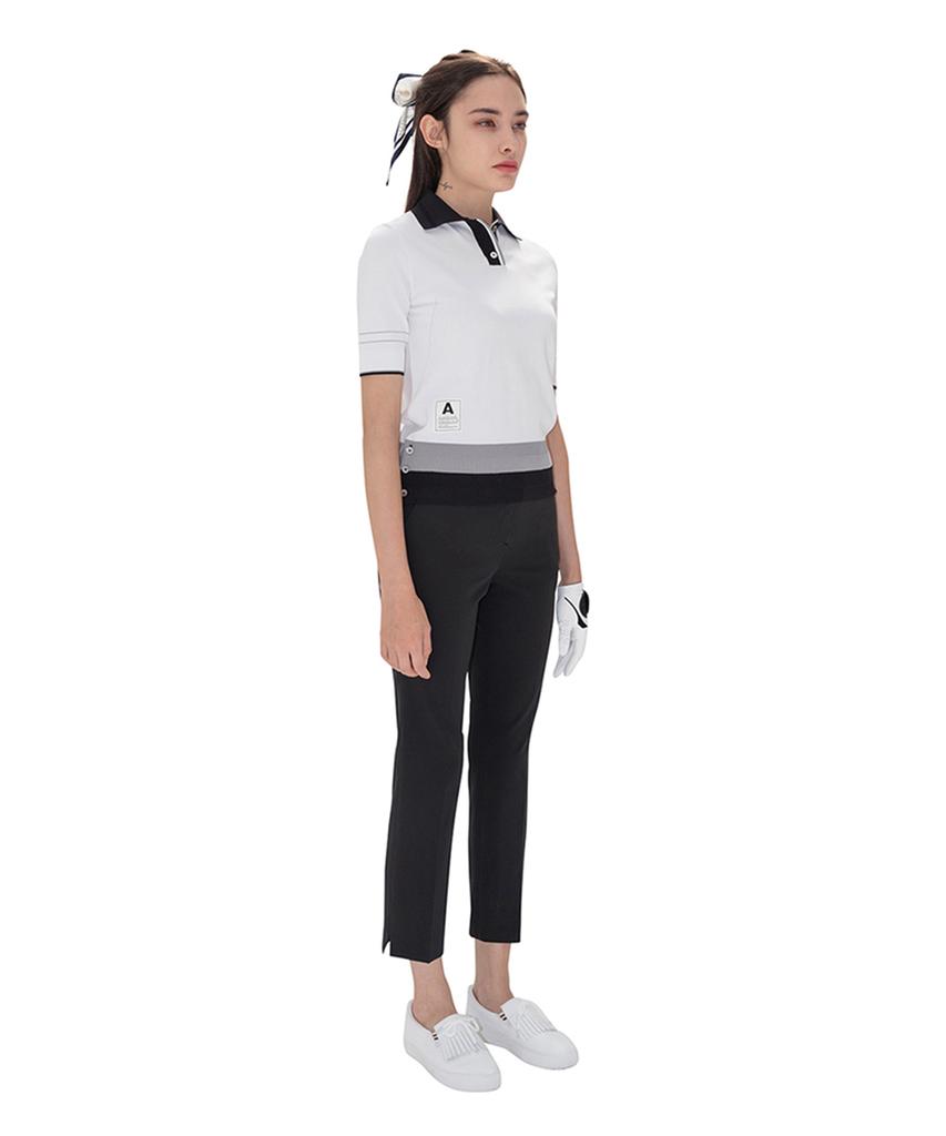 AVEN Classic Knit Polo Shirt White
