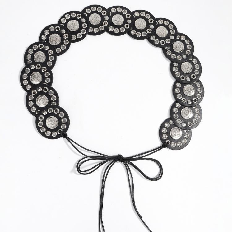 Retro Wide Disc Belt for Women Western Styles Waist Belt Cincher Belt for Various Waist Styling Party Waist Accessories