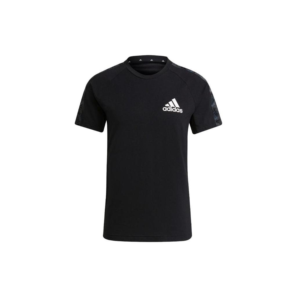 adidas T Shirt Men's Black White GR9677