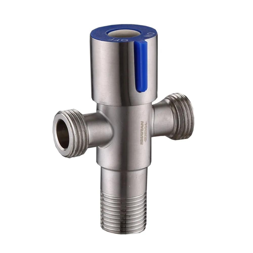 Easy To Install 304 Stainless Steel Triangle Valve For Washing Machine Accessories  Smooth Water Flow  Long Lasting Performance