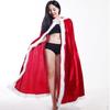 Christmas Cosplay Red Cloak Festival Hooded Cape Fancy Dress Costume Props