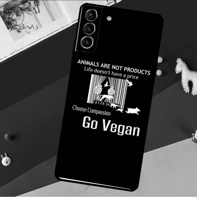 Vegane Muster Hülle Für Samsung Galaxy S26 Ultra S24 S22 S23 S25 Plus S20 S21 FE S9 S10 S25 FE Handyhülle