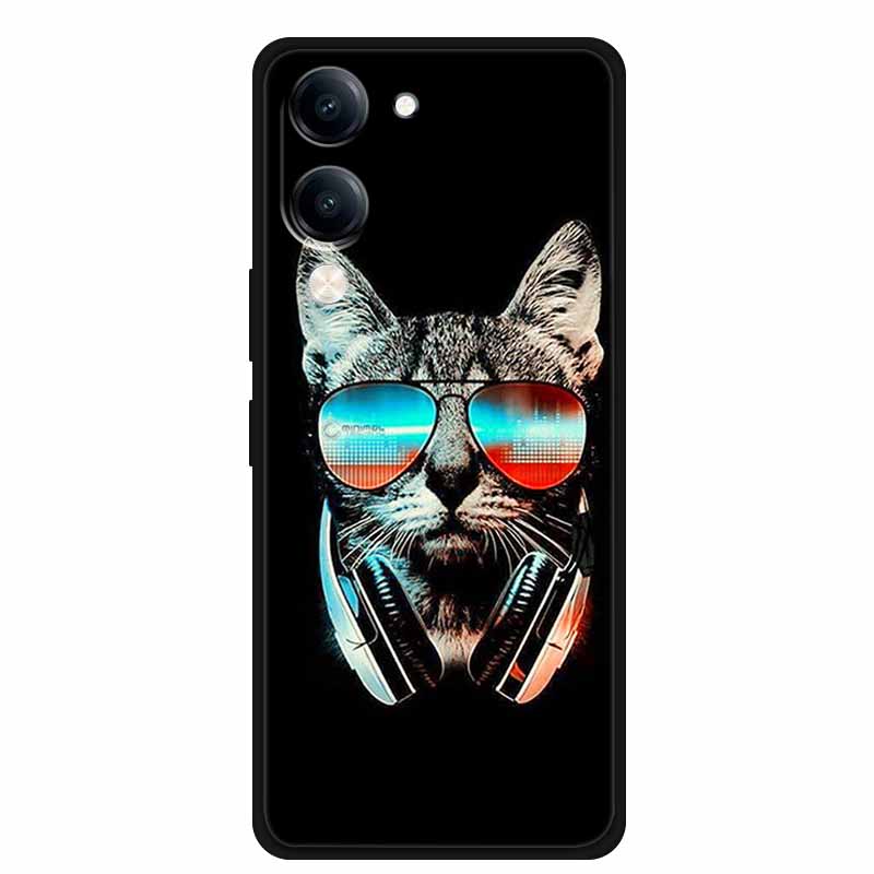Case For Vivo Y04 Y04S Y37C 4G Soft Silicone TPU Protector Shell Cartoon Lovely Gift Anime Phone Cover Capa Y 04 04S 37C Bumper