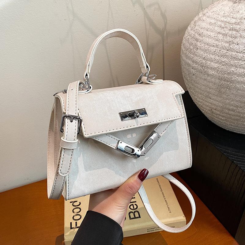 Tasche Damen 2025 neu trendig hochwertig Mode Umhängetasche Nischendesign Frühling und Sommer Schulter tragbar kleine quadratische Tasche
