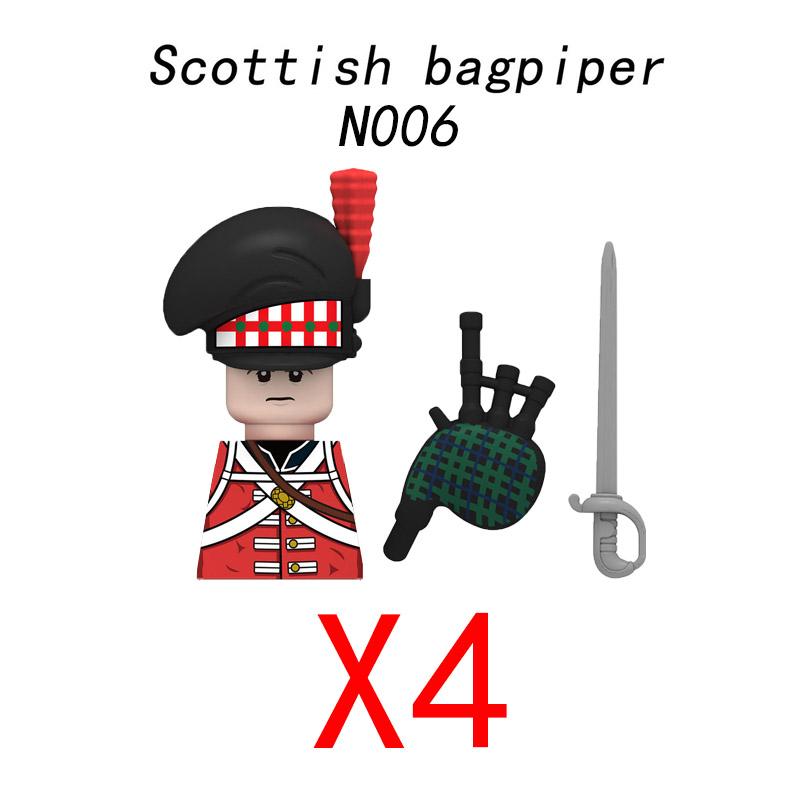 

Военные средневековые строительные блоки Наполеоновские войны Замок Рыцарь Солдат Фигурки Оружие Пушки Британско-французская армия Пехота MOC